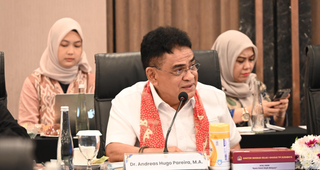 Wakil Ketua Komisi XIII DPR RI Andreas Hugo Pareira