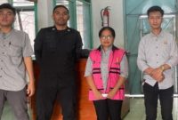 Nessy Parera saat ditetapkan sebagai tersangka pada 19 Januari 2024 lalu