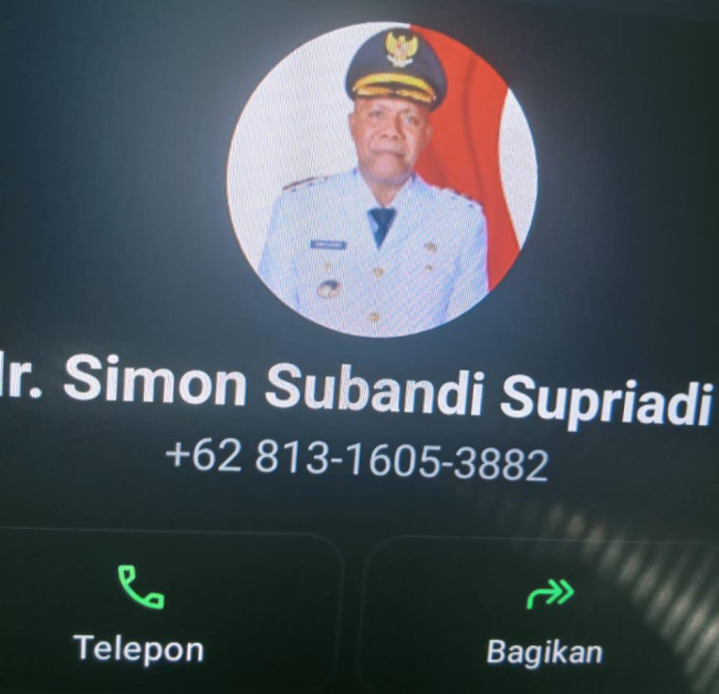 Penipu media sosial menggunakan foto dan nama Wabup Sikka Simon Subandi Supriadi