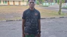 Clementino De Jefri Gadjon, tentara yang bertugas di Kodim 1603 Sikka