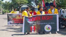 Aksi IFTK Ledalero dan GMNI Sikka, Senin (3/11)