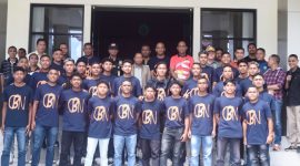 Tim Citra Bakti Ngada dilepas Bupati Ngada untuk mengikuti Piala Gubernur Liga 4 ETMC XXXIV Tahun 2025 di Ende, Jumat (7/11)