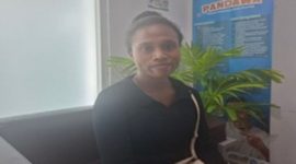 Maria Odilia, warga Kabupaten Sikka, peserta Program JKN