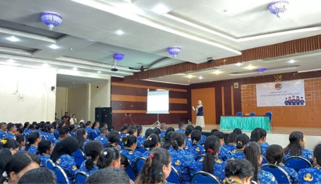 BPJS Kesehatan Cabang Maumere sosialisasi Program JKN kepada PPPK di Kabupaten Sikka beberapa waktu lalu