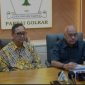 Konferensi pers Fraksi Partai Golkar MPR RI di Ruang Rapat Pimpinan Fraksi Golkar di Gedung Nusantara V Kompleks Parlemen Jakarta, Rabu (21/1)