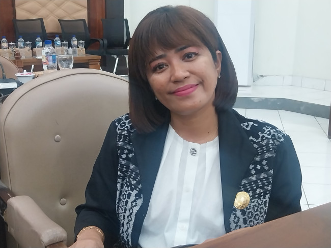 Anggota Fraksi Partai Perindo Yuslin Nursivin Dua Botha