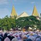 Suasana Sholad Id di Lapangan Umum Kota Baru Maumere, Sabtu (21/3)