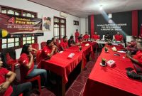 AHP sosialisasi 4 Pilar Kebangsaan di Kantor DPC PDI Perjuangan Kabupaten Sikka, Senin (2/3)