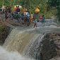 Crossway di Desa Masabewa Kecamatan Paga putus akibat diterjang banjir bandang, Jumat (20/3)