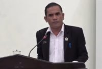 Anggota Fraksi PDI Perjuangan Benediktus Lukas Raja 