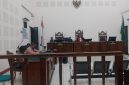 Suasana sidang putusan permohonan praperadilan kasus dugaan TPPO di Eltras Pub Maumere, Selasa (21/4)