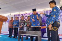 Bupati Sikka Juventus Prima Yoris Kago launching inovasi literasi, Sabtu (2/5)