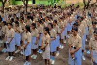 Para peserta didik SMK Yohanes XXIII Maumere