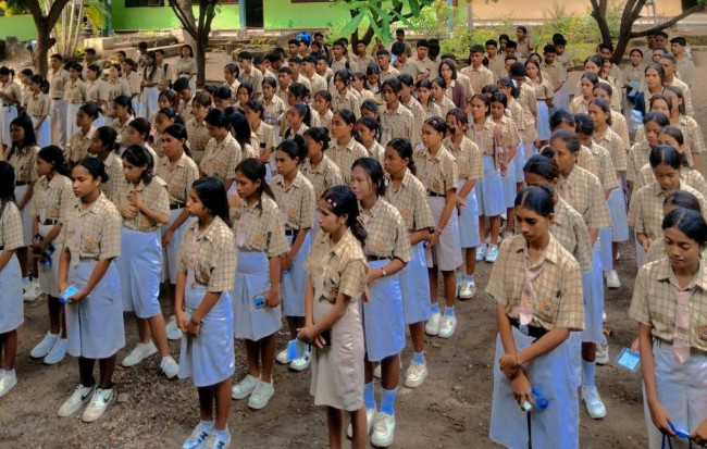 Para peserta didik SMK Yohanes XXIII Maumere