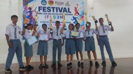 Pelajar SMKS Yohanes XXIII yang berprestasi pada FLS3N dan O2SN Tingkat SMK di Kabupaten Sikka Tahun 2026 