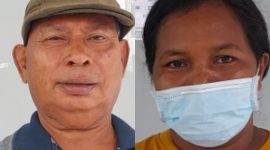 Kolase foto Arnoldus Hurint dan Anastasia Ale Kewuan 