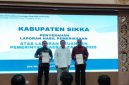 Bupati Sikka Juventus Prima Yoris Kago menerima LHP BPK RI Perwakilan NTT atas Laporan Keuangan Pemkab Sikka TA 2025