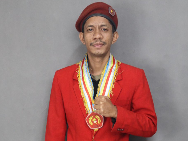 Ketua Presidium PMKRI Cabang Maumere Johan De Brito Papa Naga
