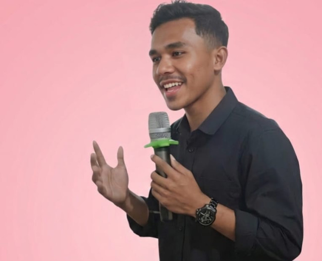 Mahasiswa Unipa Maumere Nikolaus Sanggu