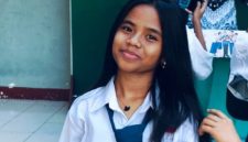 Selvin Chalista Ratu Ludji, siswi SMPK Yapenthom 2 Maumere di Kabupaten Sikka