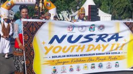 Parade Peserta Nusra Youth Day III di Maumere, Kamis (2/7)