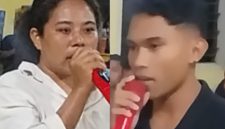 Kolase foto Asmiyanti Bhanda dan Alfianus Pilatus