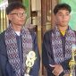Christian Julio Badar dari Jurusan Desain Komunikasi Visual, dan Longginus Nong Ariel dari Jurusan Teknik Komputer dan Jaringan, duta prestasi SMKS Yohanes XXIII Maumere 