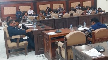 Suasana Rapat Paripurna DPRD Sikka tentang Perubahan APBD 2026, Senin (24/8)