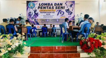 Peserta Lomba Free Fire dalam rangka HUT ke-79 Yapenthom
