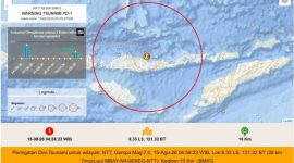 Gempa bumi melanda Pulau Flores, Sabtu (15/8)