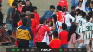 Perse Ende lolos ke Final Piala Suratin usai menang adu pinalti atas Citra Bakti Ngada di Gelora Samador da Cunha Maumere, Selasa (12/8)