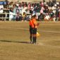 Wasit yang memimpin pertandingan antara BMP Flores Timur dan Persami Maumere di Gelora Samador da Cunha Maumere, Rabu (12/8)