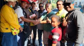 Aksi penggalangan dana IKF Papua