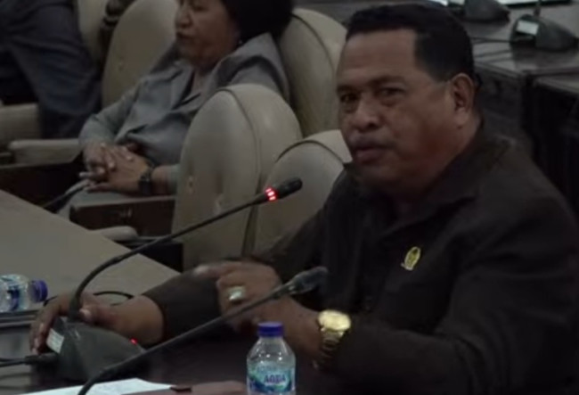 Anggota Fraksi Partai Gerindra Fabianus Toa