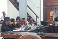 Suasana Rapat Badan Anggaran DPRD Sikka, Kamis (3/9)