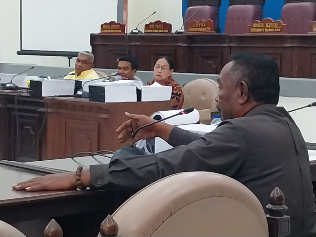Ketua Fraksi Partai Gerindra Fransiskus Stephanus Say 