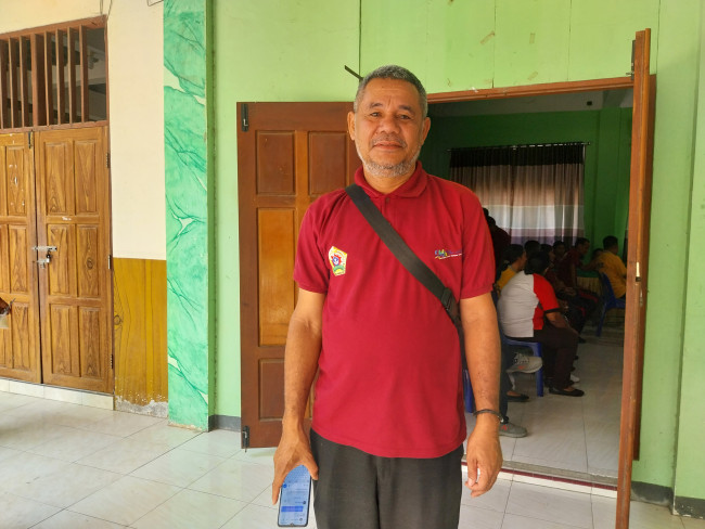 Ketua Panitia Penyelenggara Lomba Cerdas Cermat 4 Pilar Kebangsaan Hermene Gildus Sabar