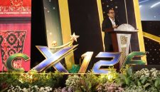 Direktur Utama BPJS Kesehatan Prihati Pujowaskito saat launching CX126, Jumat (4/9)