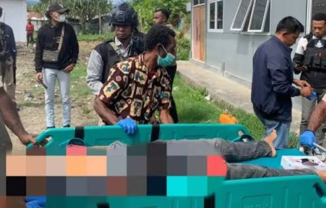 Korban penembakan KKB di Distrik Muliama Papua, Rabu (9/9)