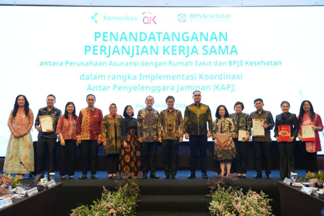 Kerja sama BPJS Kesehatan dan Asuransi Kesehatan Tambahan sebagai tonggak penting dalam mewujudkan ekosistem jaminan kesehatan, Bogor, Selasa (6/10) 