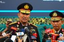 Kapolri Jenderal Suyudi Ario Seto memberikan keterangan pers